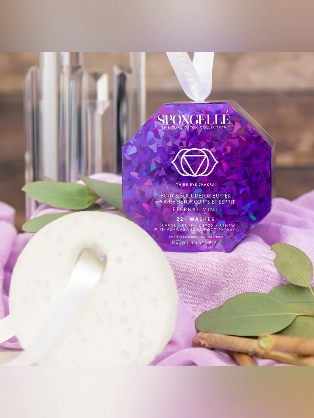 Spongelle Body & Soul Detox Buffer- Amethyst